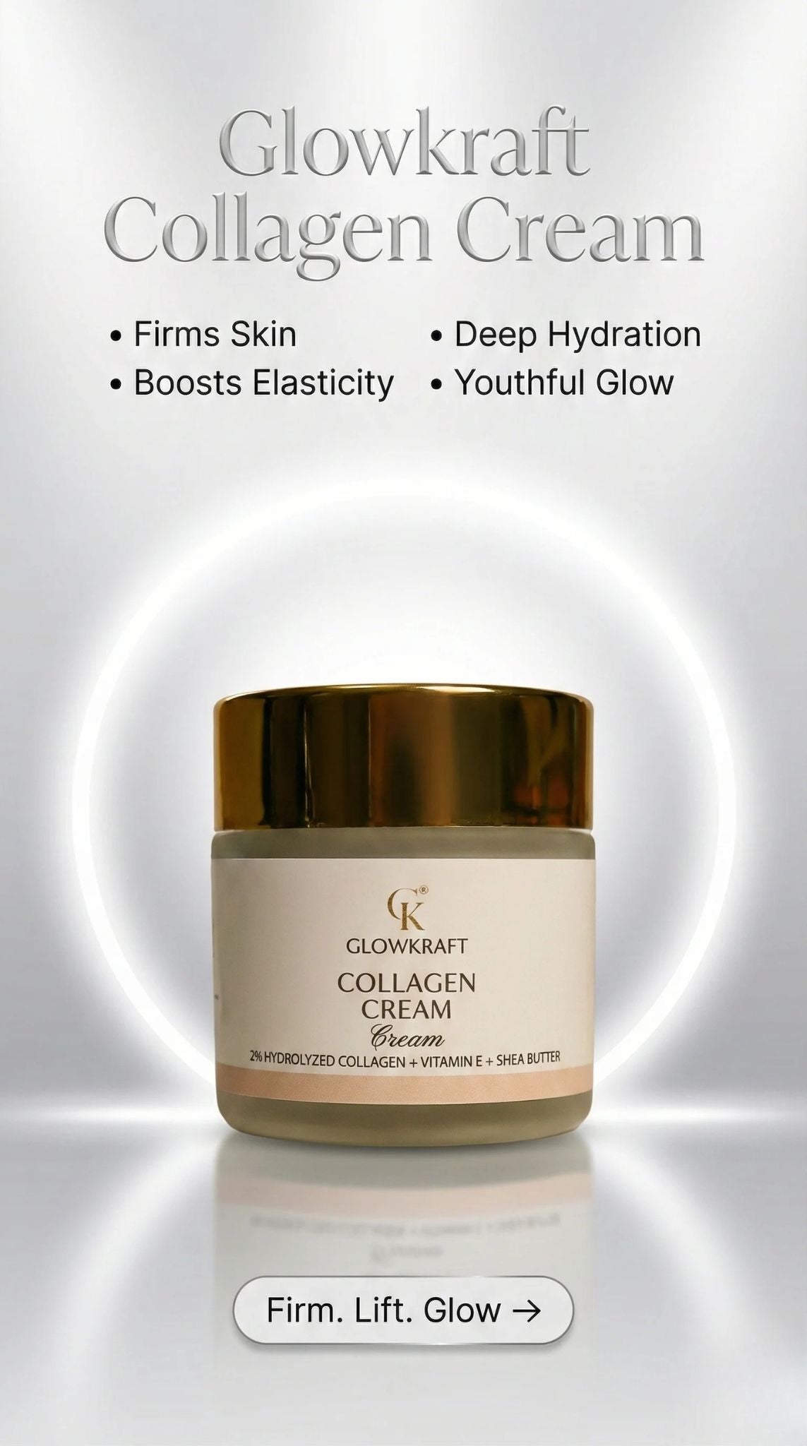Glowkraft Collagen Renewal Anti-Ageing Cream - Anti-Wrinkle + Firming Formula