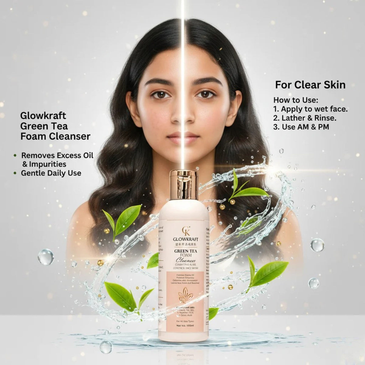 Tea Tree Oil Face Cleanser -Purifying Anti-Acne Wash