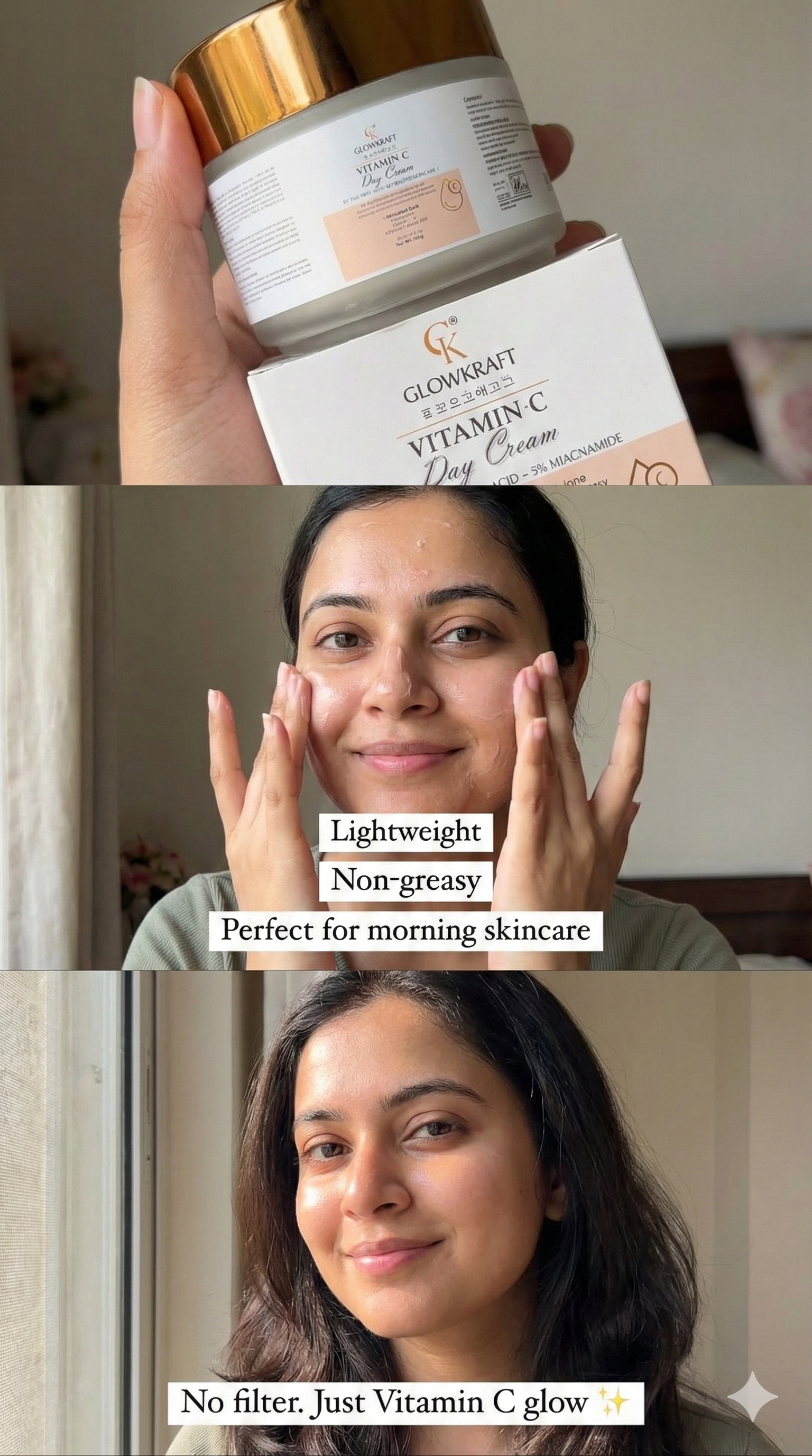 Glowkraft Vitamin C Nourishing Day Cream Brightening & Hydrating Daily Moisturizer