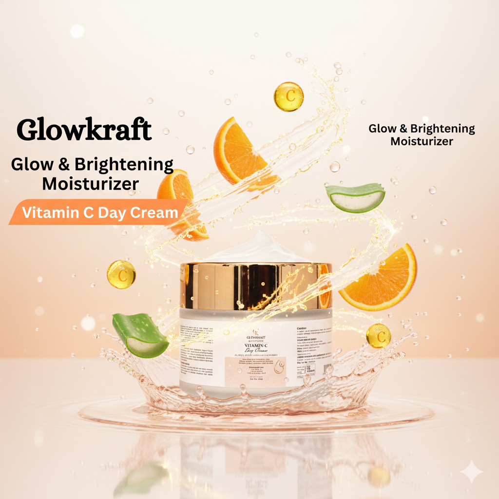 Glowkraft Vitamin C Nourishing Day Cream Brightening & Hydrating Daily Moisturizer