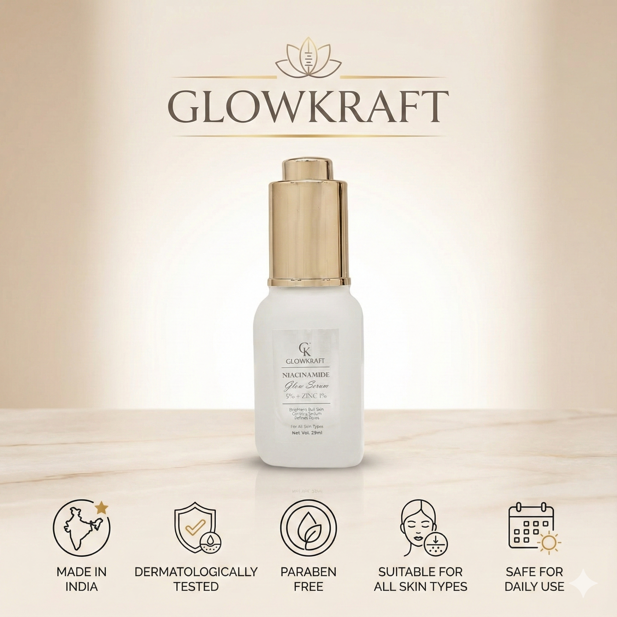 Glowkraft Niacinamide Skin Balancing Face Serum