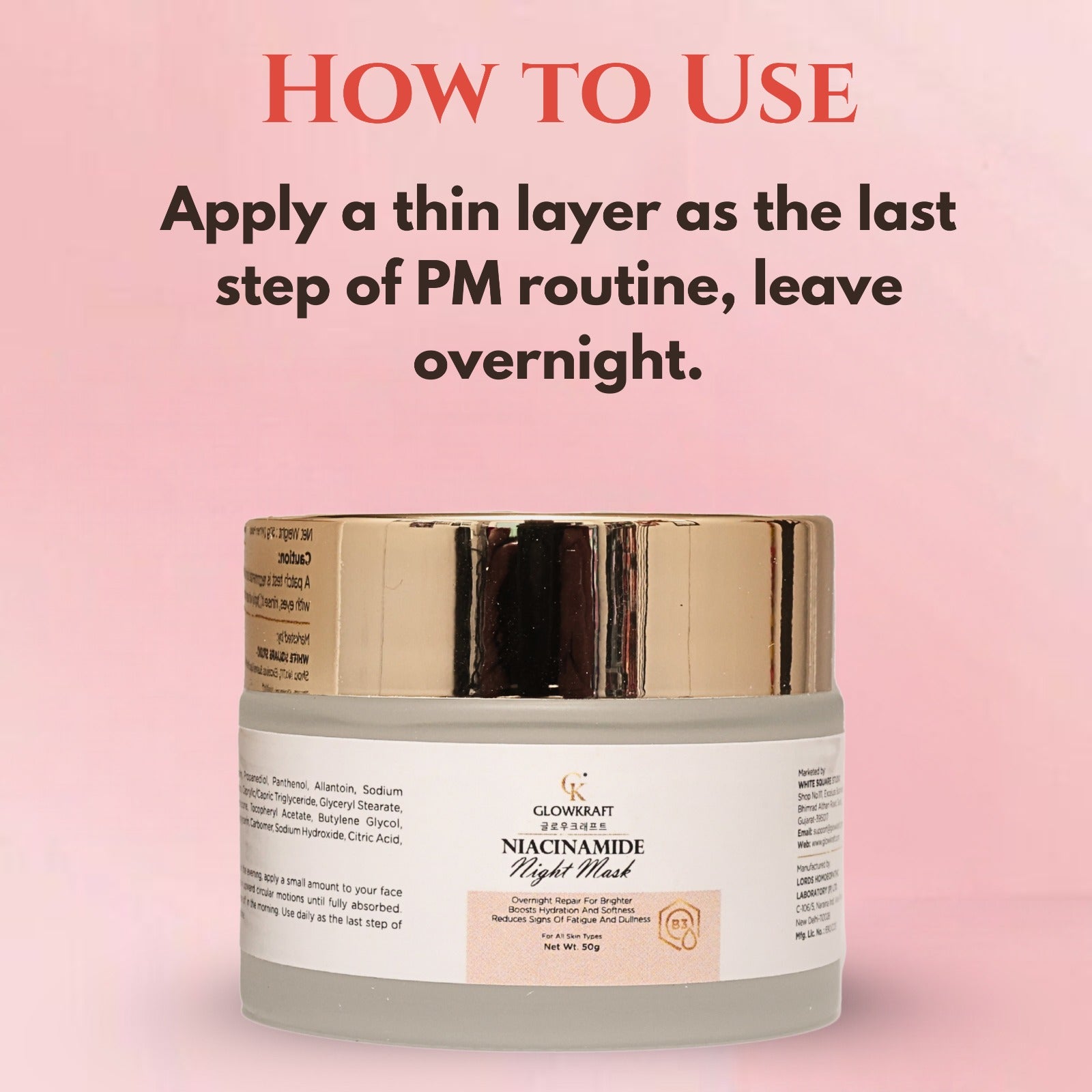 Niacinamide Night Repair Sleeping Mask