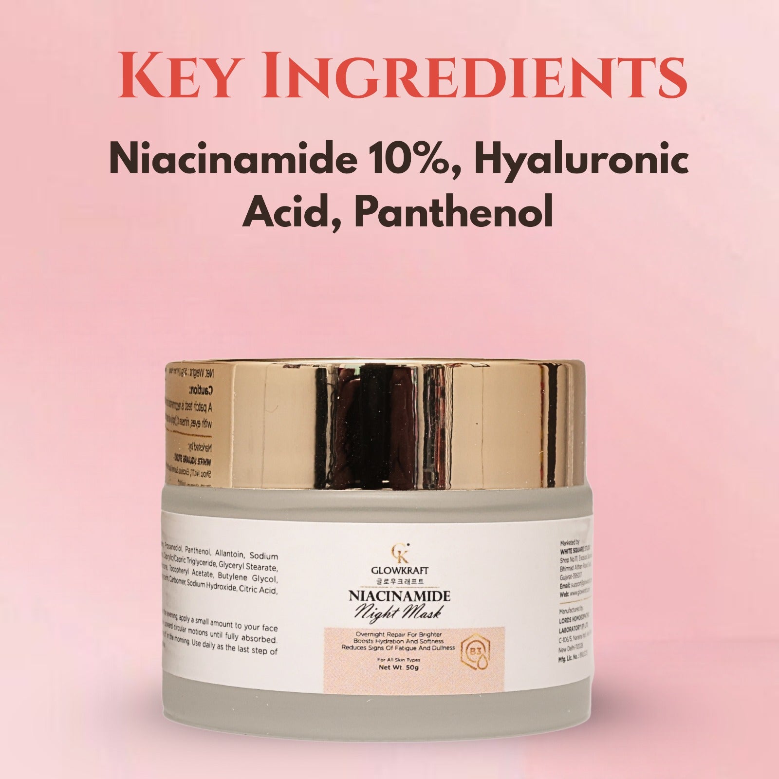 Niacinamide Night Repair Sleeping Mask