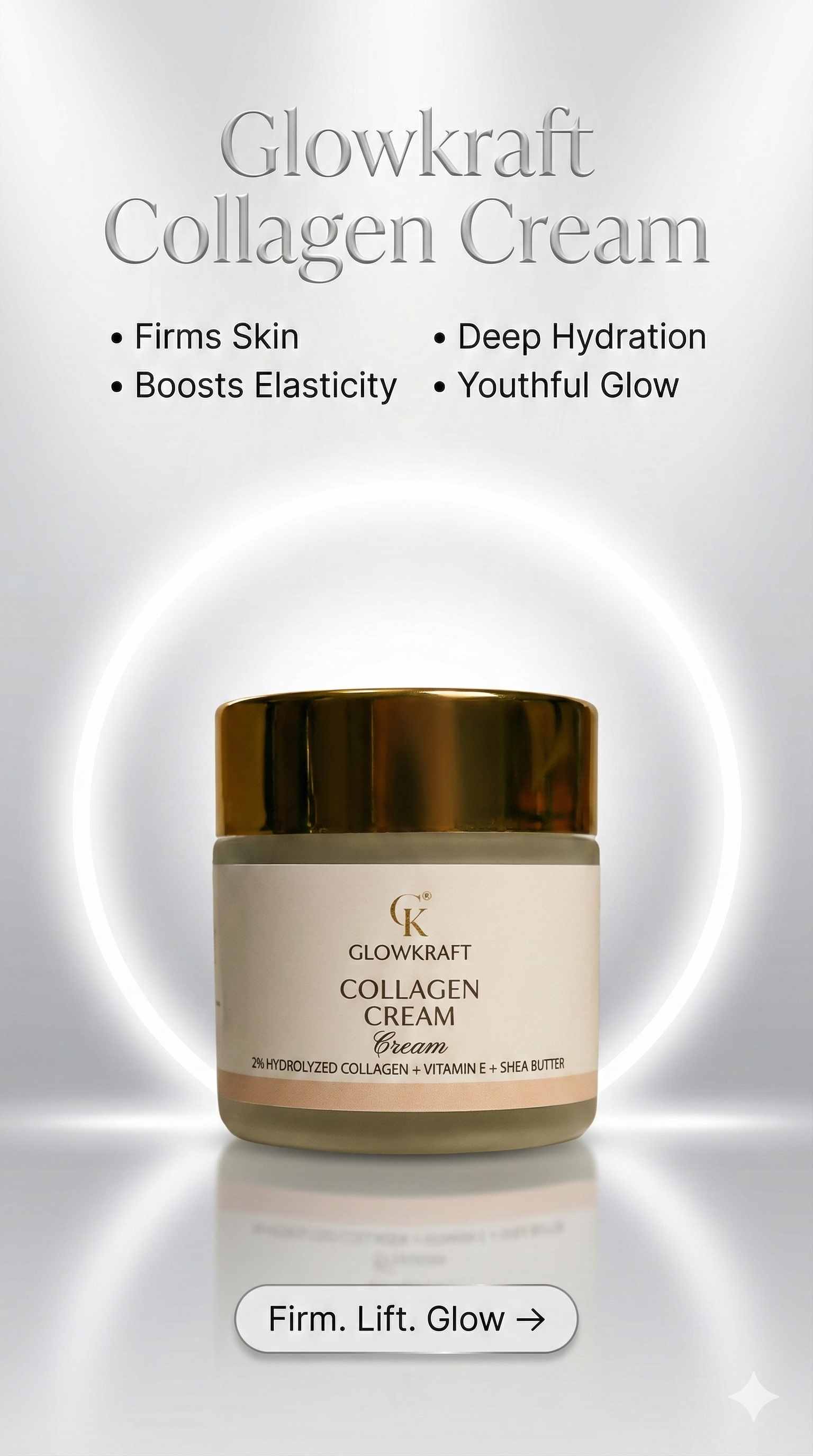 Glowkraft Collagen Renewal Anti-Ageing Cream - Anti-Wrinkle + Firming Formula