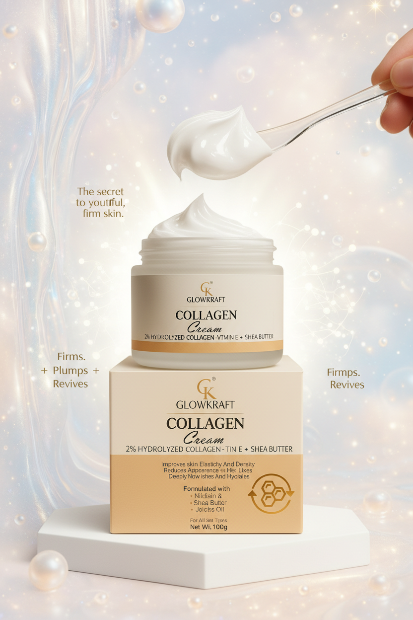 Glowkraft Collagen Renewal Anti-Ageing Cream - Anti-Wrinkle + Firming Formula