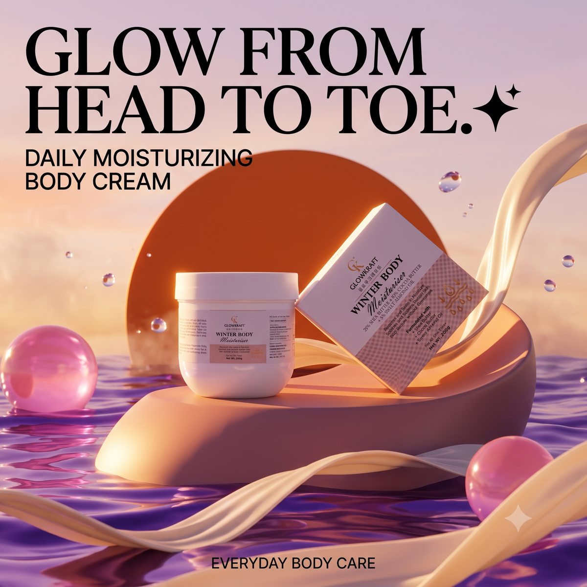 Glowkraft Daily Moisturizing Body Cream