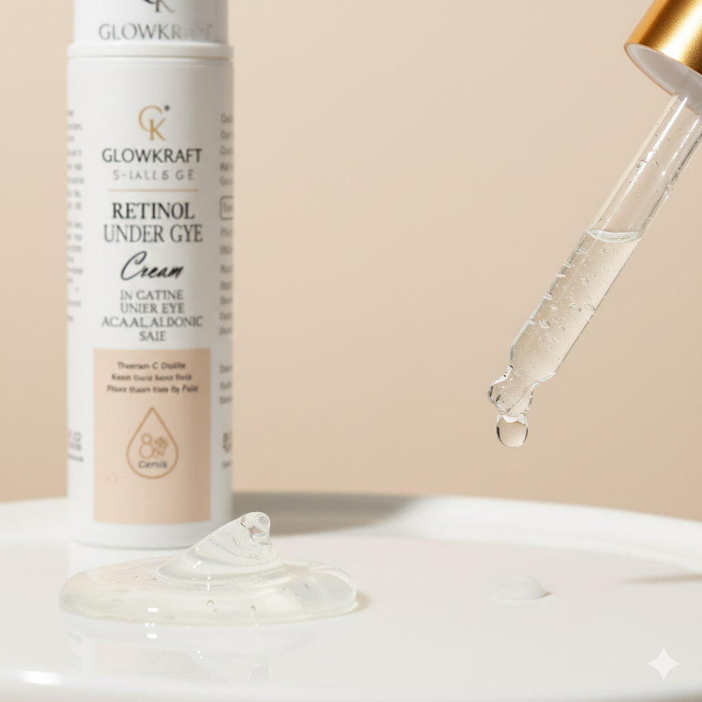 GlowKraft Under Eye Brightening & Barrier Repair Duo | Under Eye Gel 20g + Niacinamide Serum 25ml