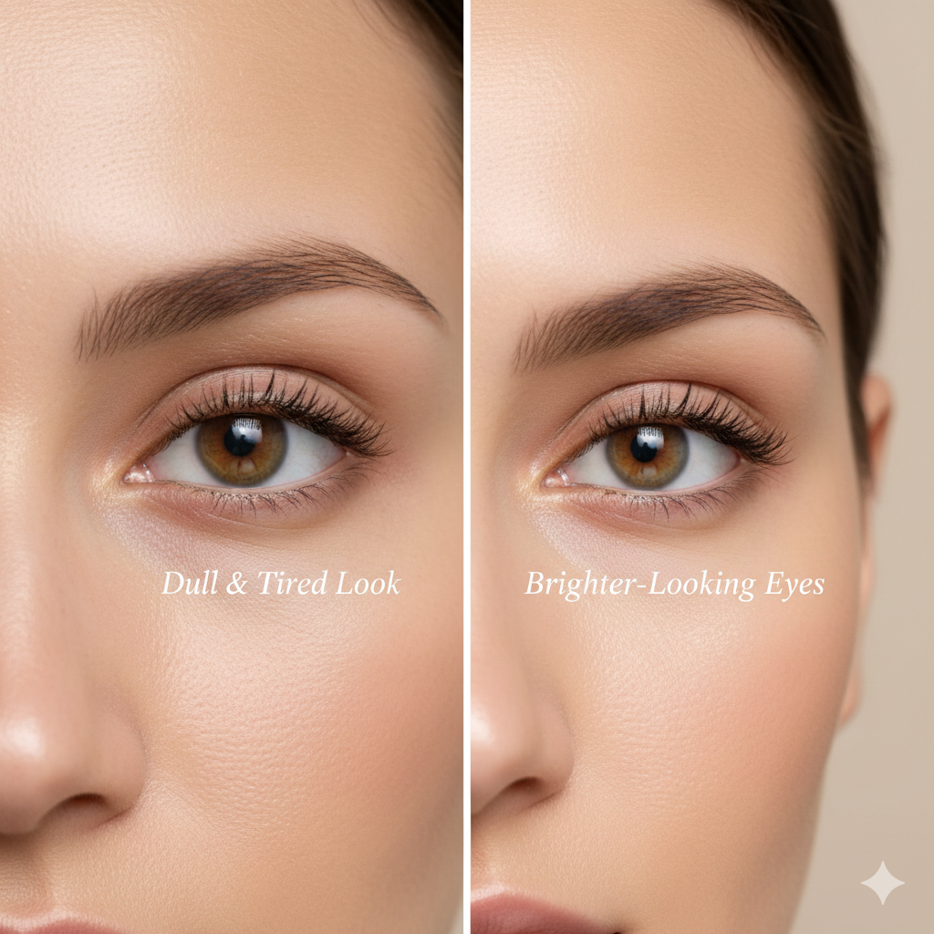 GlowKraft Under Eye Brightening & Barrier Repair Duo | Under Eye Gel 20g + Niacinamide Serum 25ml