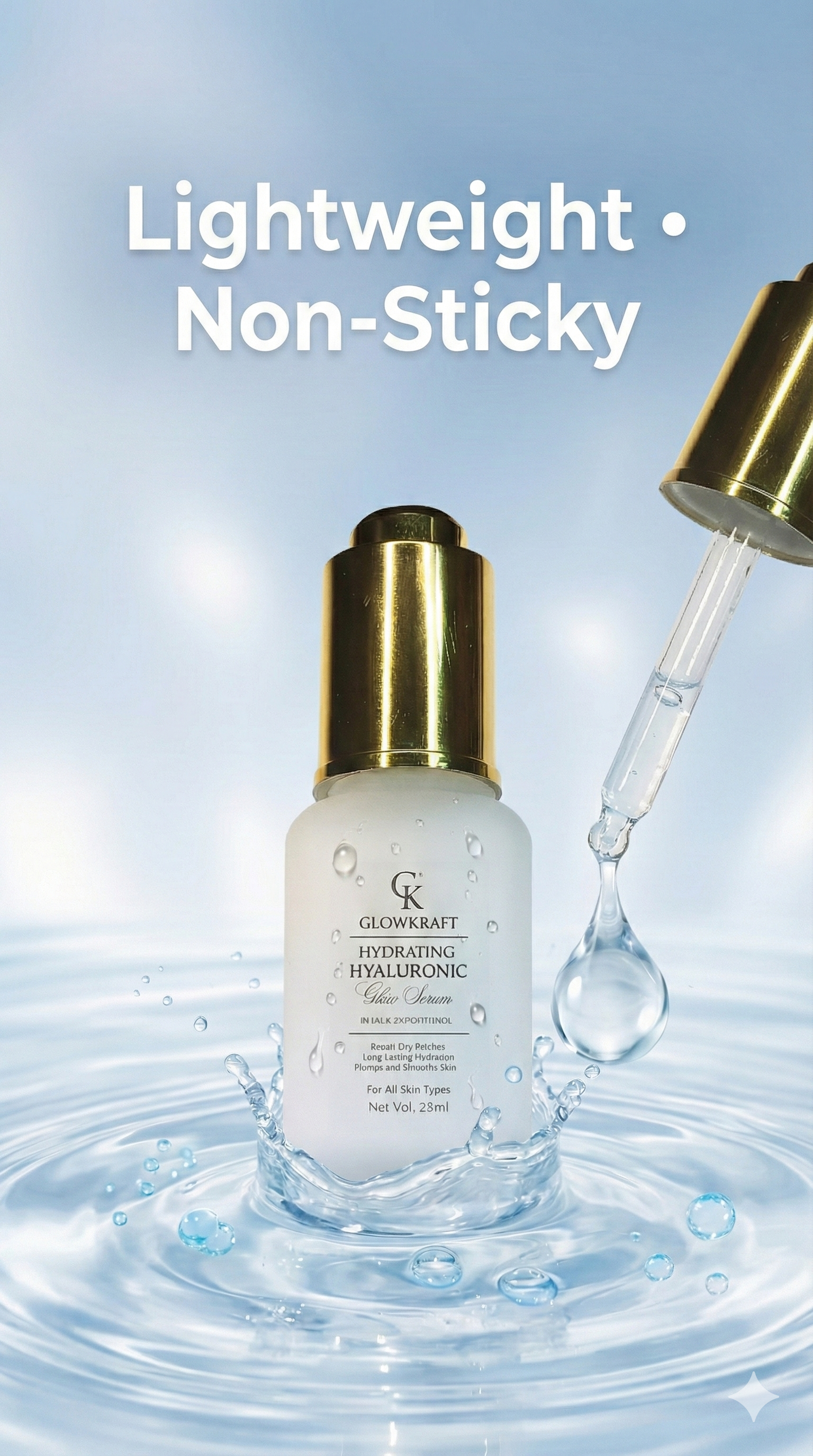 Hyaluronic Acid Hydrating Face Serum 25ml