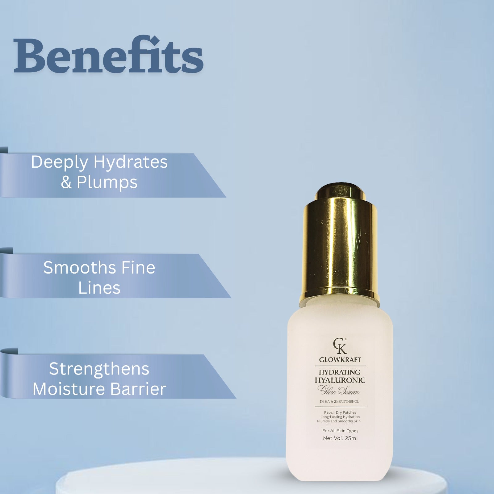 Hyaluronic Acid Hydrating Face Serum 25ml
