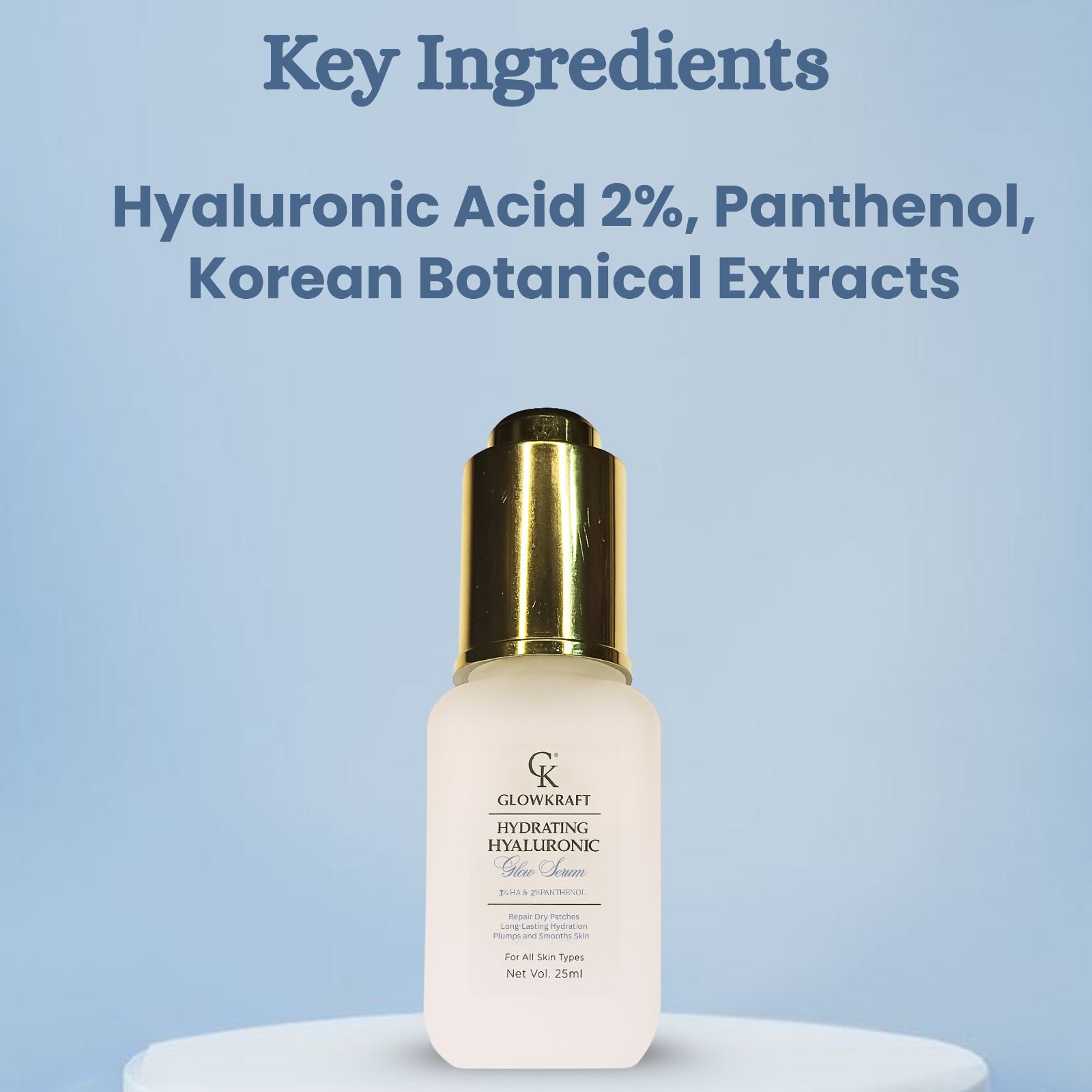 Hyaluronic Acid Hydrating Face Serum 25ml