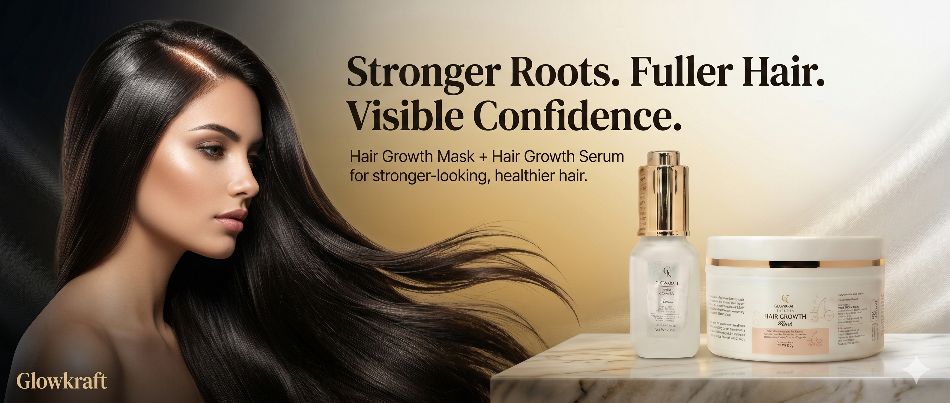 Hair Care Kit  Hair Growth Mask 200 gm + Hair Growth Serum 30ml