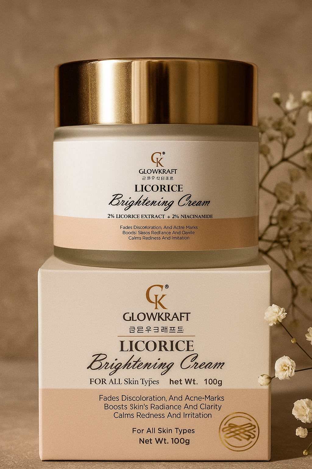 Licorice Brightening Face Cream 100gm