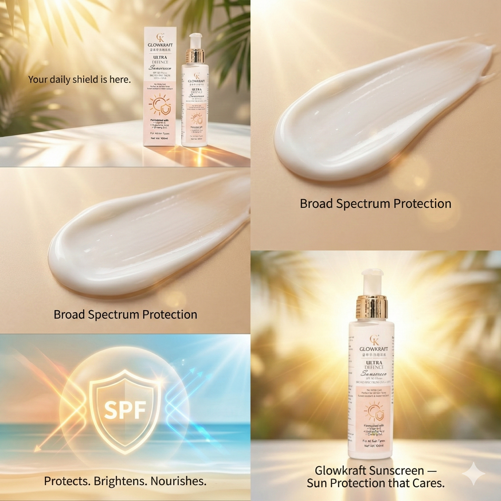 Glowkraft Broad Spectrum Sunscreen SPF 50++++