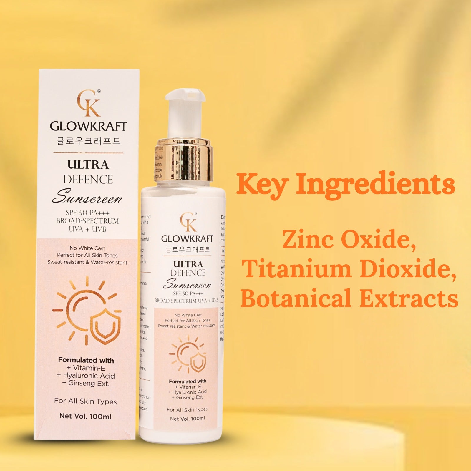 Glowkraft Broad Spectrum Sunscreen SPF 50++++