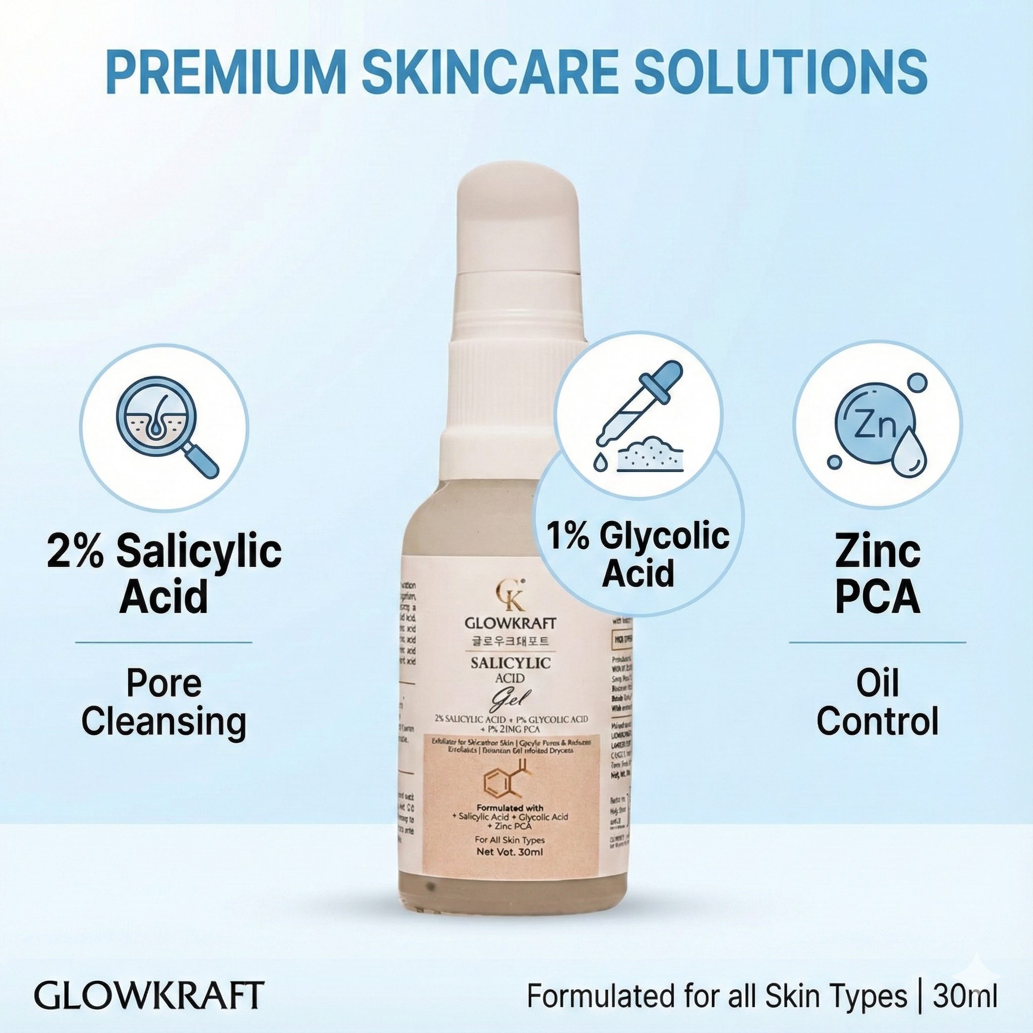 Salicylic Acid Gel  Acne & Oil Control