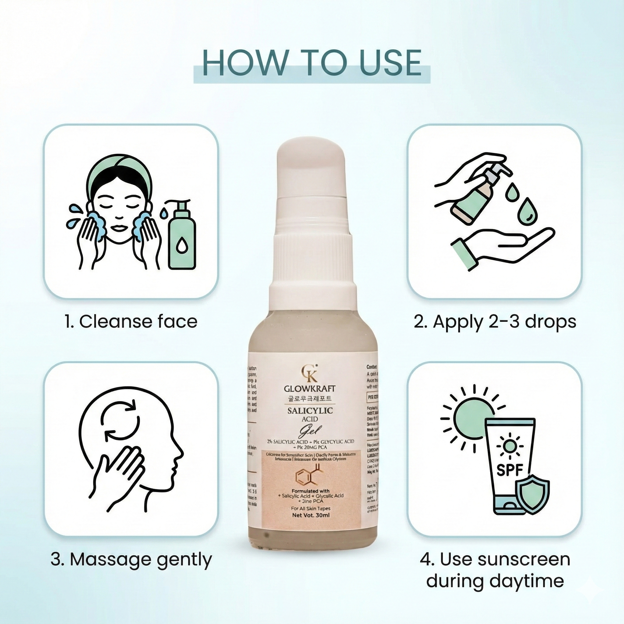 Salicylic Acid Gel  Acne & Oil Control